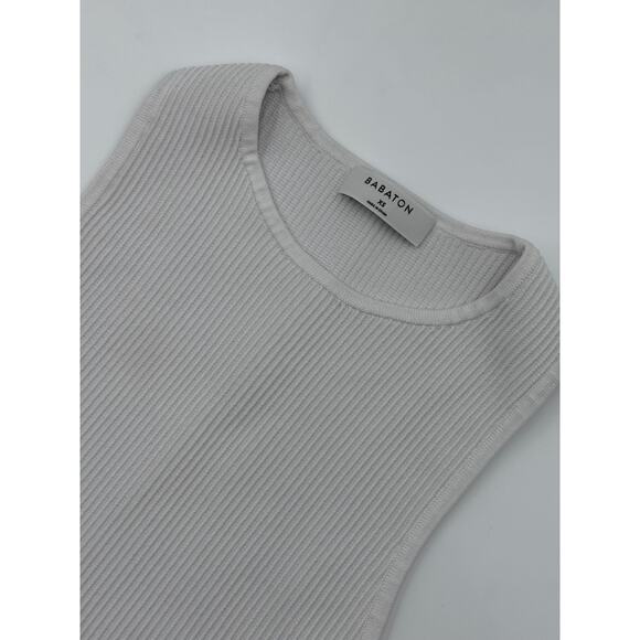Babaton White Sleeveless Blouse Extra Small - Picture 1 of 2